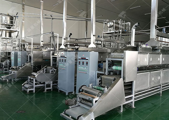 免晾曬的水晶粉皮生產(chǎn)線廠房占地面積需多大？