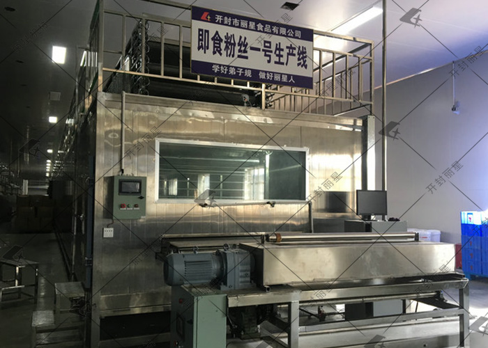麗星酸辣粉生產(chǎn)線生產(chǎn)的粉絲，為何復(fù)水速度更占優(yōu)？
